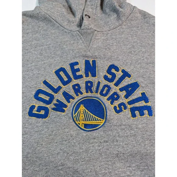 New Era Golden State Warriors Basketball Hoodie - Men’s Medium - Picture 5 of 10